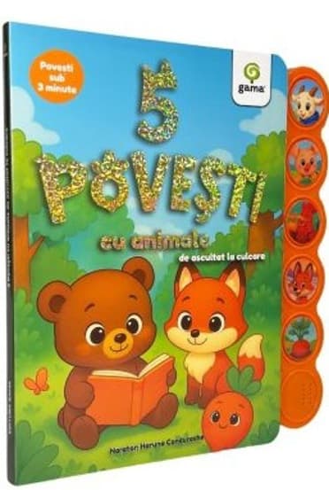 5 povesti cu animale de ascultat la culcare