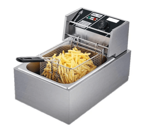 UB Friteuza Electrica Capacitate 6 litri din Inox Putere 2500W Uz Profesional sau Personal