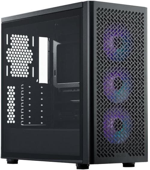 Carcasa CoolerMaster ELITE 502, Mid Tower, 7 sloturi expansiune, 3 Ventilatoare ARGB 120mm (Negru)