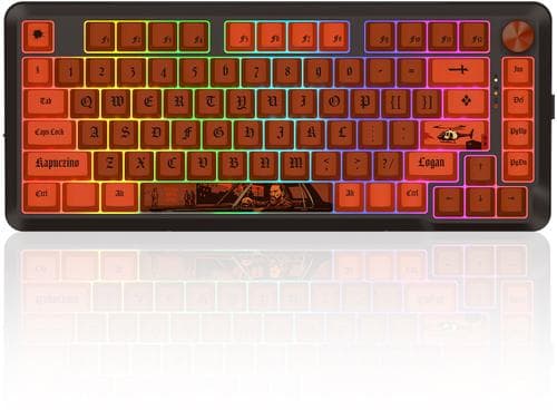 Tastatura Gaming Mecanica Redragon K4PUC21N0 K681LK-RGB-PRO, USB/Bluetooth/Wireless 2.4 GHz, TKL, Switch-uri Lion L (Bej)
