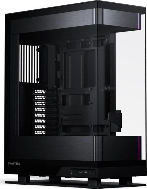 Carcasa Phanteks Evolv X2 DRGB, Midi Tower, E-ATX, Sticla Securizata, USB-A 3.0, 1x USB Type-C (Negru)
