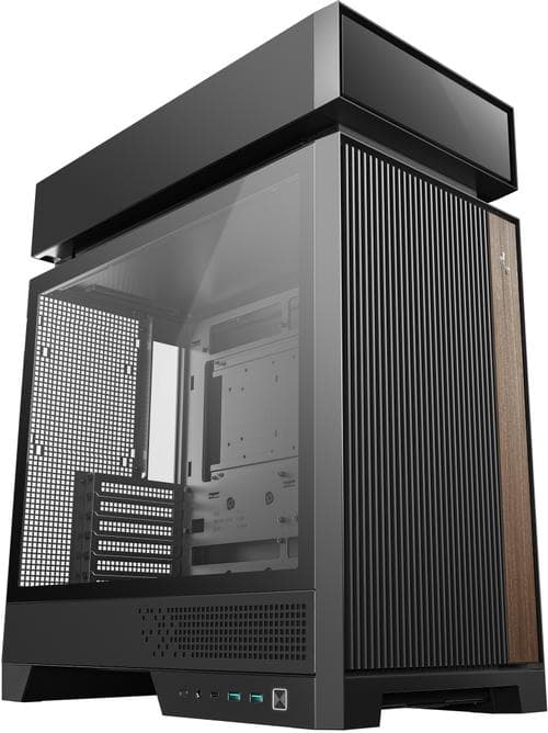 Carcasa Deepcool CL660, Middle Tower, Sticla securizata, ARGB, 7 sloturi expansiune (Negru)